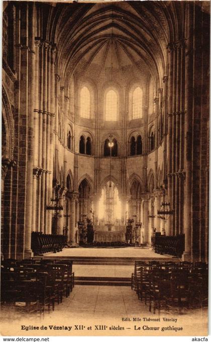 CPA Vezelay - Eglise de Vezelay - Le Choeur Gothique FRANCE (961007)