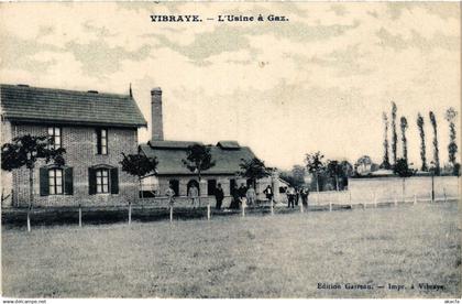 CPA AK VIBRAYE - L'Usine a Gaz (391177)