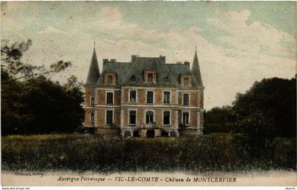 CPA AK L'Auvergne Pittoresque VIC-le-COMTE Chateau de MONTCERVIER (409308)