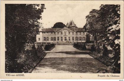 CPA Vic sur Aisne Facade du Chateau FRANCE (1052082)