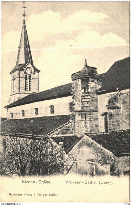 Carte Postale Ancienne de VIC SUR SEILLE -Eglise