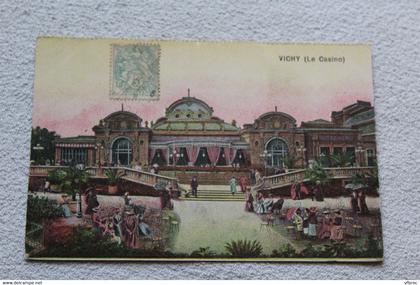 Vichy, le casino, (double carte), Allier 03