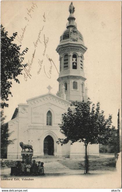 CPA VIDAUBAN L'Eglise (1112677)