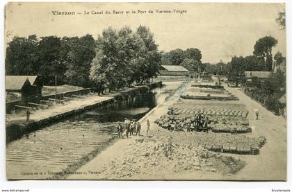 CPA - Carte Postale - France - Vierzon - Le Canal du Berry et le Port de Vierzon Forges ( I11698)