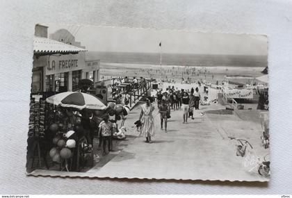 Cpsm, Vieux Boucau, la descente à la plage, Landes 40