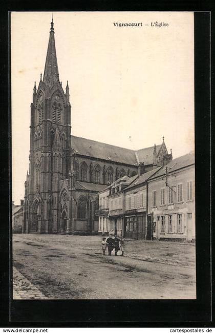 CPA Vignacourt, L`Eglise