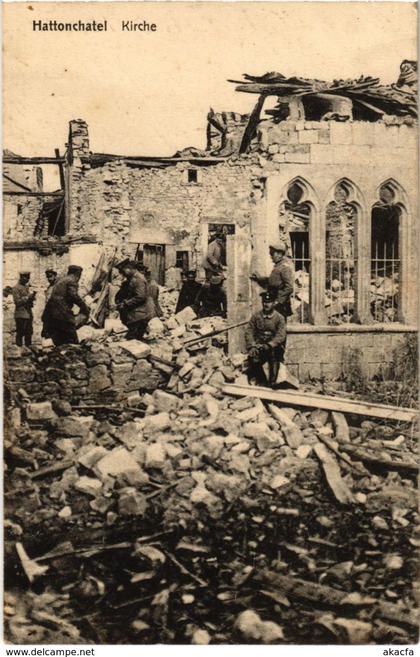 CPA Vigneulles-les-Hattonchatel - L'Eglise - Kirche - Ruines (1036891)