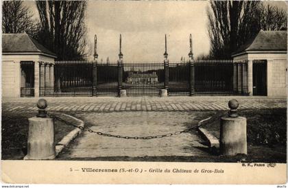 CPA VILLECRESNES Grille du Chateau de Grosbois (1352619)