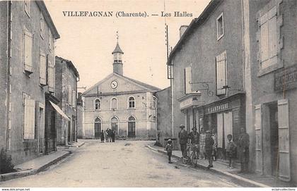 Villefagnan        16     Rue et les Halles       (voir scan)