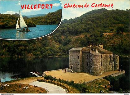 48 - Villefort - Château de Castanet - CPM - Voir Scans Recto-Verso