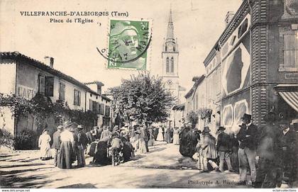 Villefranche d'Albigeois               81          La Place de l'Eglise         (voir scan)