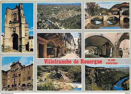 12 - Villefranche de Rouergue - Multivues - CPM - Voir Scans Recto-Verso