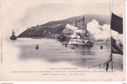 VILLEFRANCHE SUR MER(BATEAU DE GUERRE RUSSE)