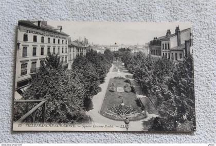 A892, Villefranche sur Saône, square Etienne Poulet, Rhône 69