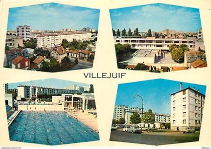 94 - Villejuif - Multivues - Piscine - Automobiles - immeubles - CPM - Voir Scans Recto-Verso