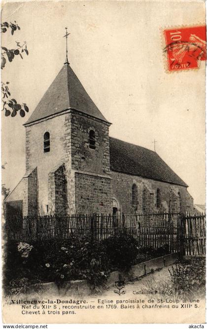 CPA Villeneuve-la-Dondagre Eglise (1183610)