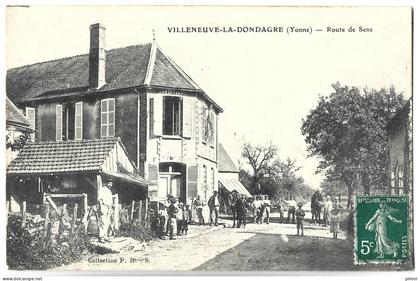 VILLENEUVE LA DONDAGRE - Route de Sens