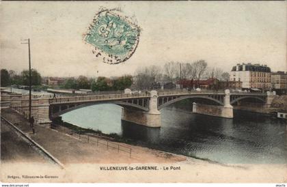 CPA VILLENEUVE-la-GARENNE Le Ponz (806778)