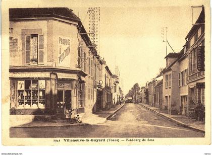 Carte POSTALE Ancienne de  VILLENEUVE la GUYARD - Faubourg de SENS