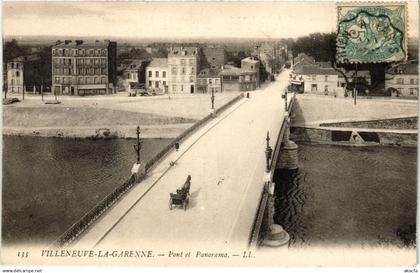 CPA Villeneuve La Garenne Pont et Panorama FRANCE (1338802)