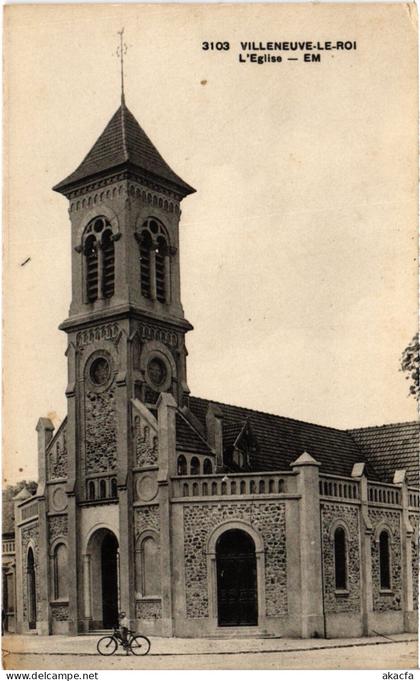 CPA Villeneuve le Roi Eglise (1346691)