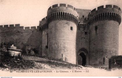 Villeneuve lès Avignon - le Château, l'Entrée