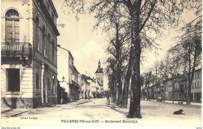 Carte Postale ancienne de VILLENEUVE sur LOT