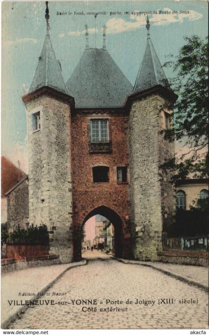 CPA VILLENEUVE-sur-YONNE - porte de JOIGNY (147087)