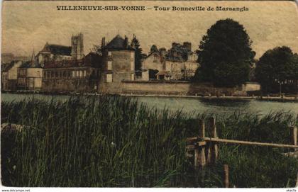 CPA VILLENEUVE-sur-YONNE - tour bonneville de marsangis (147098)