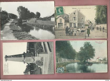 4 cartes -  Villenoy