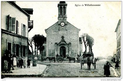 N°43173 -cpa Villetaneuse -l'église -