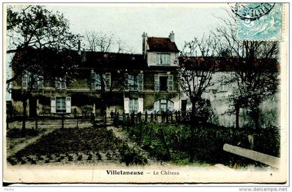 N°43178 -cpa Villetaneuse -le château -