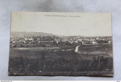 Cpa 1926, Villié Morgon, vue générale, Rhône 69