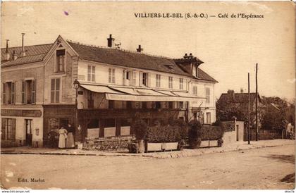 CPA VILLIERS-le-BEL - Café de l'Espérance (350076)