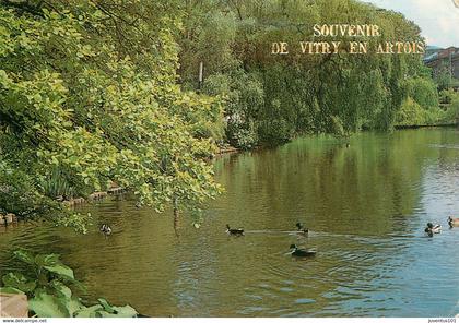 CPSM Souvenir de Vitry en Artois-Timbre      L1855