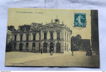 Cpa 1908, Vitry sur Seine, la mairie, Val de Marne 94