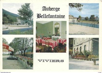 CPSM Auberge Bellefontaine Viviers Vues muliples