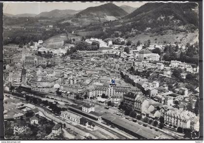 Voiron - Vue panoramique aérienne - Quartier de la Gare