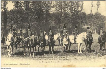 Carte Postale Ancienne de WASSY-Défilé historique