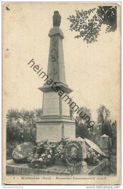 Wattrelos - Monument Commemoratif 1870-71