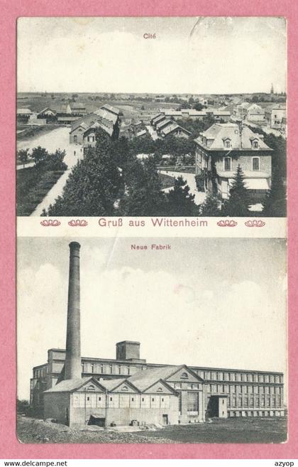 68 - GRUSS aus WITTENHEIM - Neue Fabrik - Cité minière