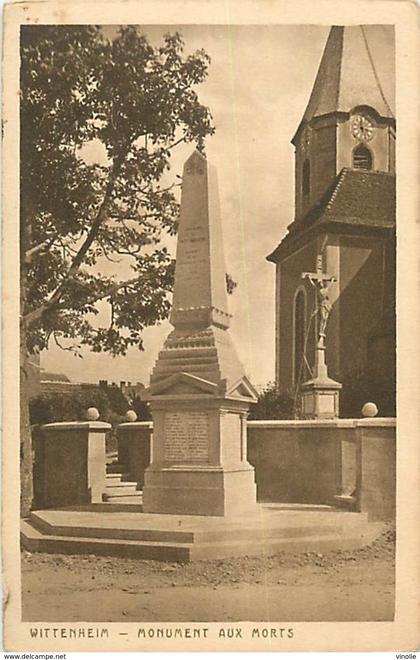 A-17-2330 : MONUMENT AUX MORTS DE LA GRANDE-GUERRE 1914-1918. WITTENHEIM