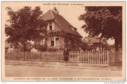 Carte Postale Ancienne de WITTENHEIM CITE