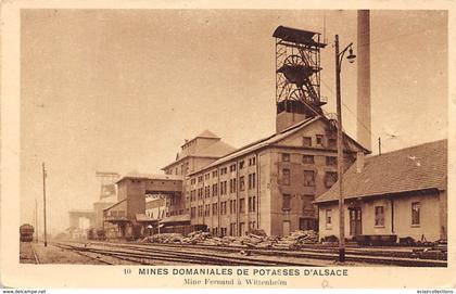 Wittenheim        68     Mines de potasse .Mine Fernand    (voir scan)