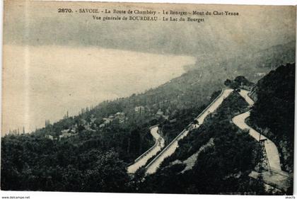 CPA La Route de CHAMBÉRY - Le BOURGET Mont du Chat-Yenne (252185)