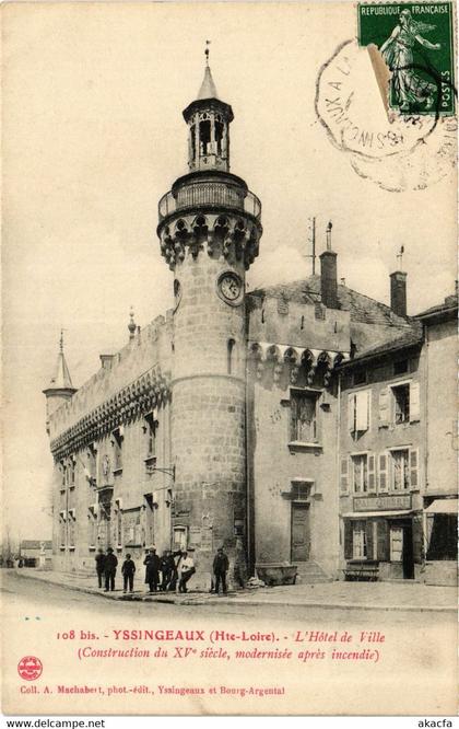 CPA YSSINGEAUX - L'Hotel de Ville (690509)