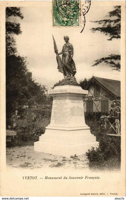 CPA YVETOT - Monument du Souvenir Francais (199432)