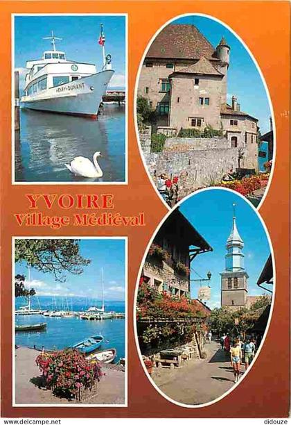 74 - Yvoire - Cité médiévale - Multivues - Bateaux - CPM - Voir Scans Recto-Verso