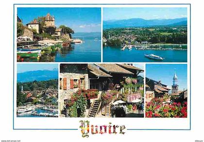 74 - Yvoire - Cité médiévale - Multivues - Lac Léman - Bateaux - CPM - Voir Scans Recto-Verso