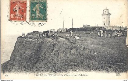 CPA Cap de la Hève Le Phare et les Falaises